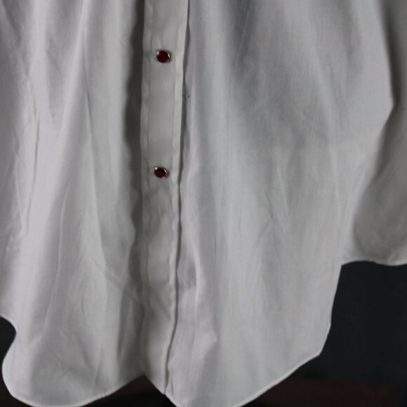 Western Shirt - Stitched Rose Pattern by Ely Gentlemen - Men's 2XL - Picture 4 of 12